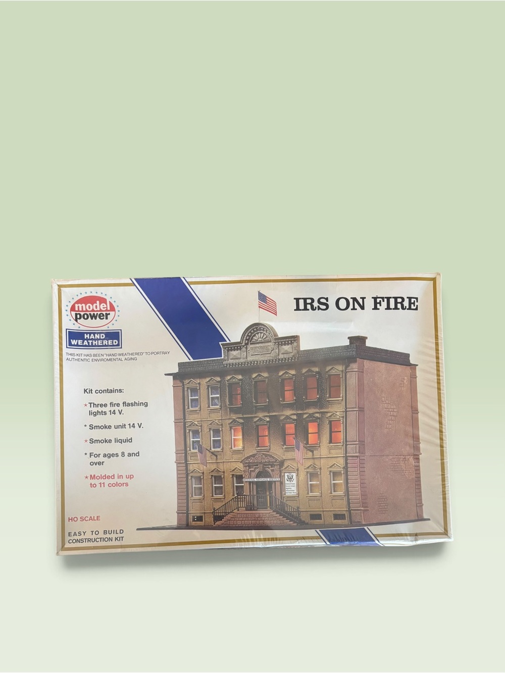 "IRS ON FIRE" HO Scale Building Kit - Beige